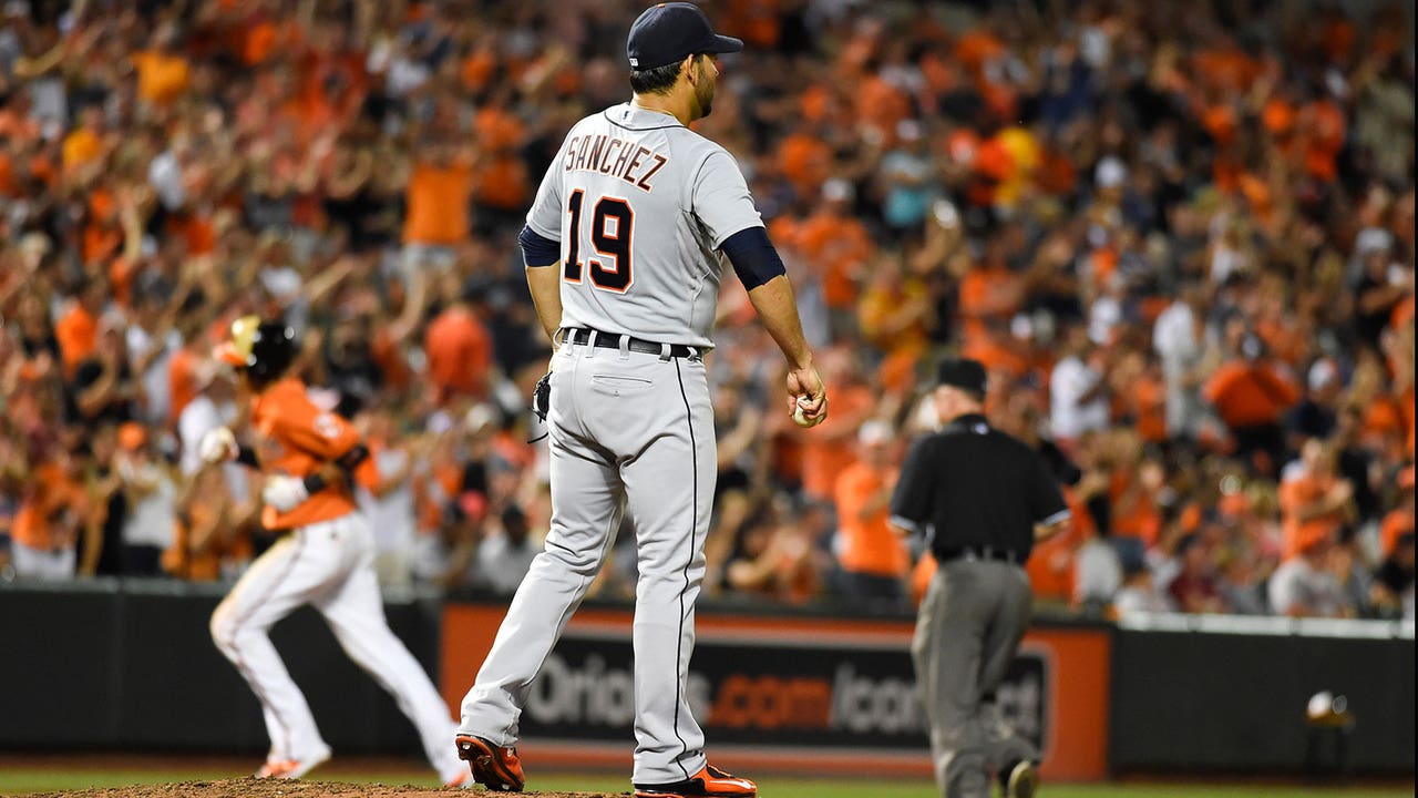 Sanchez, Tigers flat in 6-2 loss at Baltimore